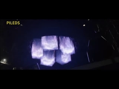 Γωνία θέασης 360° Οθόνη Matrix Led Light Sheet 500*500MM για βέλτιστη εμπειρία θέασης